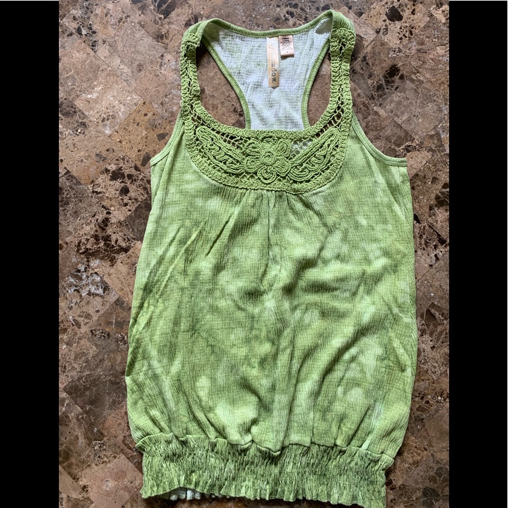 EYESHADOW crochet tank top *like new*